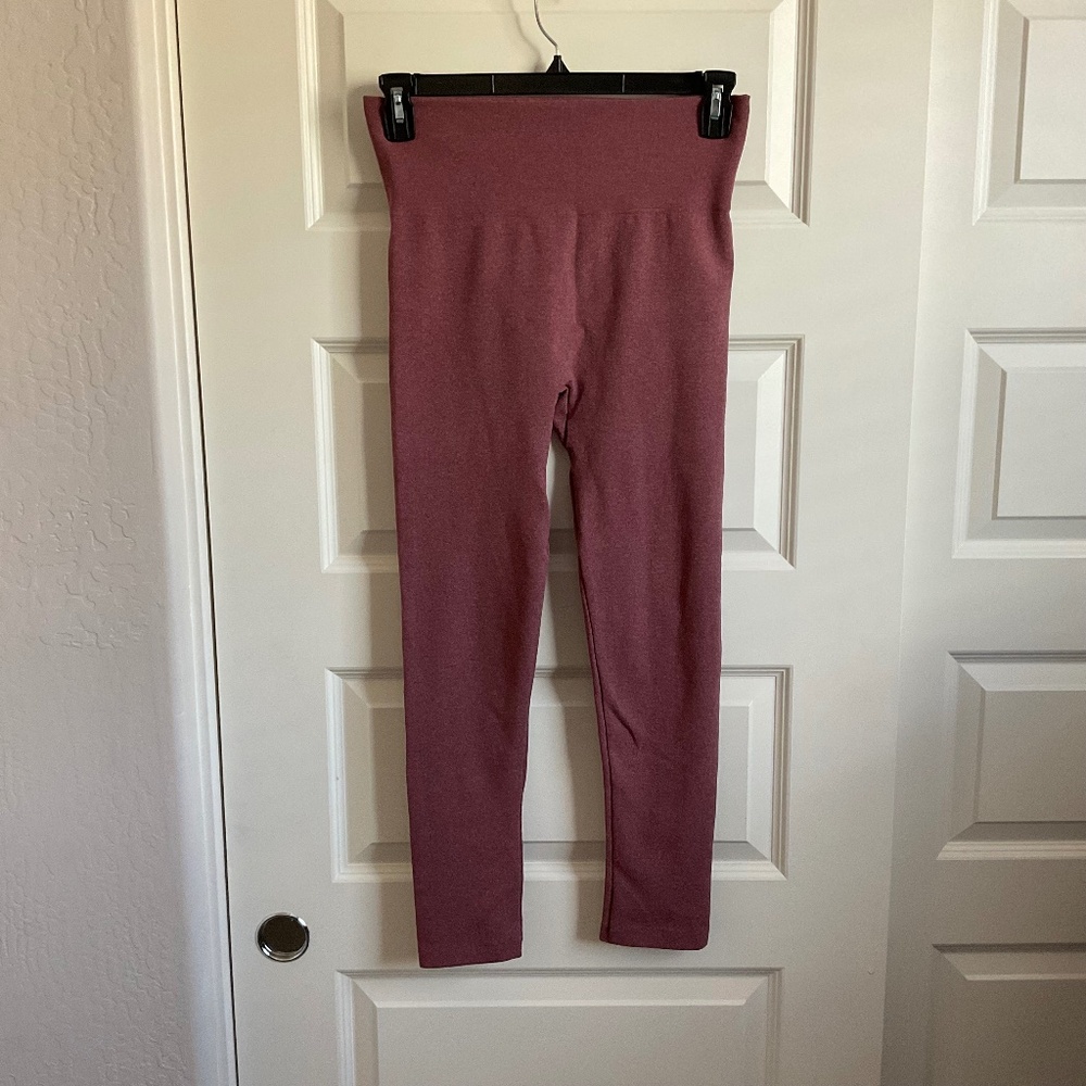Warner’s Full Length Light Maroon Leggings -‎ Size 2X/3X